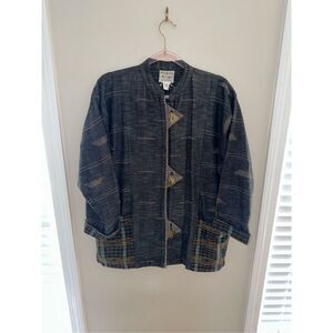 Veranda Wear S/M Handwoven Jacket art to wear